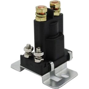 1 PC SHLPDFM Universal Black 4 Pin 500A AMP 12V Relay Car Starter On/Off Power Switch Dual Battery Isolator
