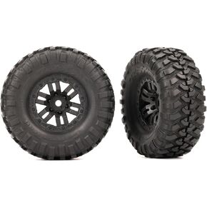 Traxxas 9773 T&W Black 2.2 Canyon Trail Tires TRX-4M