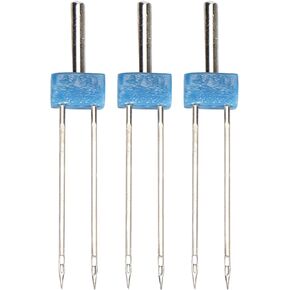 Sewing Machine Stitches, Practical Twin Needles for Dressmaker for Decorative Threads for Tailor for Sewing Accessories(Double Needle 4MM-3 pcs/Bag)
