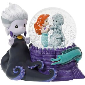 Precious Moments 241104 Make Waves in The Sea Disney The Little Mermaid Resin/Glass Musical Snow Globe