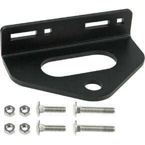 Zero Turn Mower Trailer Tow Hitch 1/4"(6mm) - Heavy Duty Lawn Mower Trailer Hitch 3/4" Hole Center with 2 Types Carriage Bolt Orange