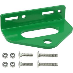 Zero Turn Mower Trailer Tow Hitch 1/4"(6mm) - Heavy Duty Lawn Mower Trailer Hitch 3/4" Hole Center with 2 Types Carriage Bolt Orange