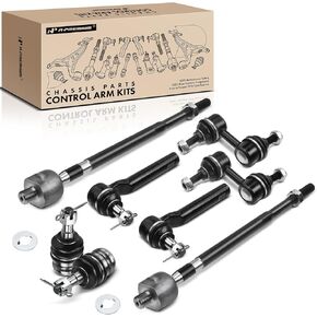 A-Premium Set of 8, Front Sway Bar Link, Lower Ball Joint, Inner Outer Tie Rod End, Compatible with Subaru Forester 2009 2010 2011 2012 2013