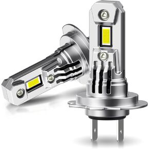 AUXITO 2024 Upgraede H13 Bulbs, 9008 LED Fog, 30000LM 800% Ultra Brightness, 1:1 Halogen Size, 6500K Cool White, Canbus Ready, Plug and Play, Pack of 2