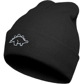 Cool Beanie Black Beanies Cozy Knit Beanie for Men Women