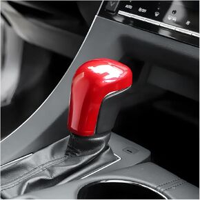 Car Gear Shift Knob Cover, ABS Carbon Fiber Sport Style Shift Knob Cover Trim Protector, Gear Shift Knob Frame Cap Fits Camry 2018-2025 Corolla 2019-2024, Car Accessories (Carbon Fiber)
