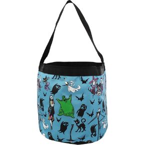 Disney The Nightmare Before Christmas Cheers to Fears Bucket Tote Bag (Teal, One Size)