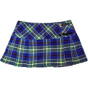 Viper London 13 Inch Micro Mini Plaid Kilt Skirt