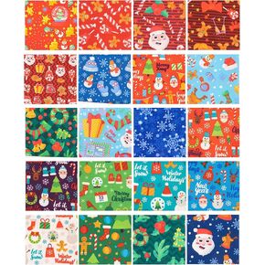 AUEAR, 35 Pack Cotton Print Fabric Bundle Squares 10"x10" Quilting Sewing Floral Precut Sheets for DIY Sewing Scrapbooking Quilting Dot Pattern (Dark Colors: Purple & Brown & Dark Blue & Black & Grey)