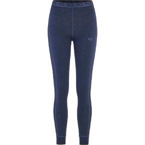 Kari Traa Klara High Waisted Base Layer Pants - 100% Merino Wool Thermal Pants, Pine, Medium in Kuwait