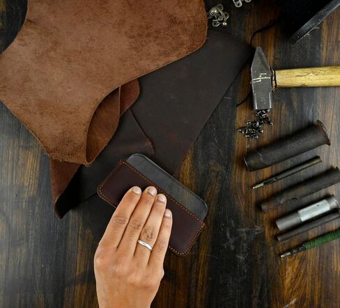 Genuine Leather burnishing Tool Glass Slicker Leather roughing Tool Leather Working Tools and Supplies for leatherwork in Saudi Arabia