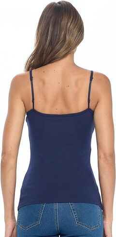 Women's Basic Cotton Camisoles with Adjustable Seamless Spaghetti Straps in Saudi Arabia
