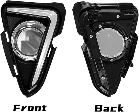 Daytime Running Lights For Toyota RAV4 2016 2017 2018 Front Fog Lamps Amber Turn Signal light Replacement DRL for Rav4 LED Fog Light with Bezel in Saudi Arabia