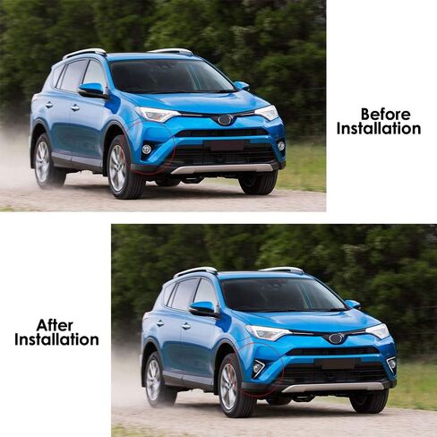 Daytime Running Lights For Toyota RAV4 2016 2017 2018 Front Fog Lamps Amber Turn Signal light Replacement DRL for Rav4 LED Fog Light with Bezel in Saudi Arabia