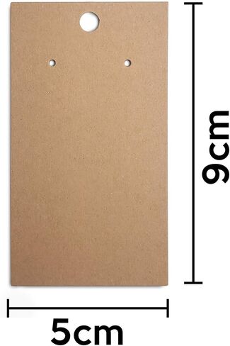 مجموعة من 200 بطاقة أقراط من باستيكس لعرض المجوهرات. تغليف علامات القرط للبيع في المتاجر وعروض البوتيك والمزيد. مقاس 2 × 3.5 بوصة. حامل من الورق المقوى السائب للأقراط المعلقة in Kuwait