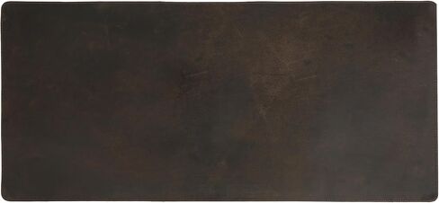 واقي وسادة مكتب من الجلد الطبيعي، منظم لوحة ماوس ممتد، بساط مكتب كبير مقاس 28 × 13 بوصة، نشاف مكتب جلدي غير قابل للانزلاق، وسادة مكتب كمبيوتر محمول، لوحة كتابة للمكتب والمنزل (أسود) in Kuwait
