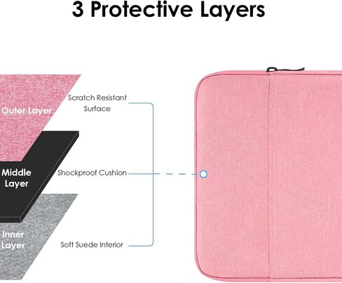حافظة ProElife Premium مقاومة للماء وواقي لوحة التتبع لجهاز Apple Magic Trackpad 3 / Magic Trackpad 2 ملحق غطاء حقيبة حماية متين للوحة اللمس مع حقيبة لكابل الشاحن (أسود) in Saudi Arabia