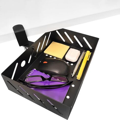 درج تحت المكتب ومشبك على المكتب، تخزين مكتبي، ملحق مكتب قائم، ملحقات مكتبية جمالية، تصميم منخفض، ملحق مكتبي، دوران 360 درجة، أدراج تخزين تحت المكتب in Saudi Arabia