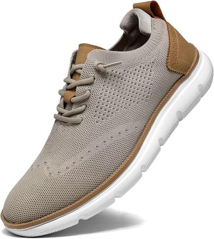 Men's Dress Business Oxfords Shoes Breathable Mesh Classic Leisure Fashion Sneakers Lightweight Comfortable Casual Walking Shoes in Saudi Arabia
