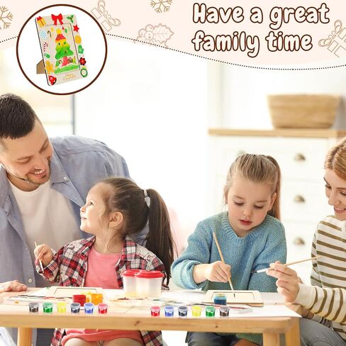 Cholemy 25 Pcs Autumn DIY Picture Frames Craft Set Thanksgiving Wooden DIY Photo Frame with Leaves Stickers and Acrylic Paints for School Game Home Classroom Activities Party Decorations in Kuwait