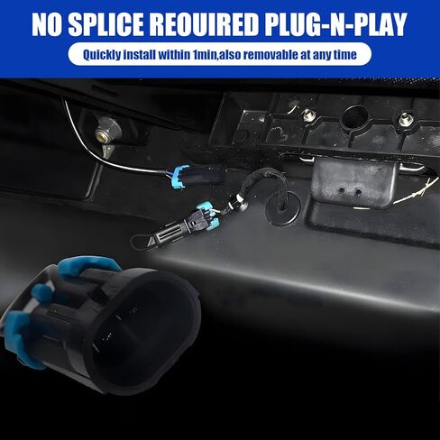 UGSHY قطعة واحدة من حزام كابل تجاوز حزام مقعد السيارة، 5.11 بوصة حزام الأمان منخفض التردد لاستخدام قابس الأمان الالتفافي، ملحق عملي للتعديل الشخصي، مناسب لمعظم السيارات وسيارات الدفع الرباعي والشاحنات (أسود) in Kuwait