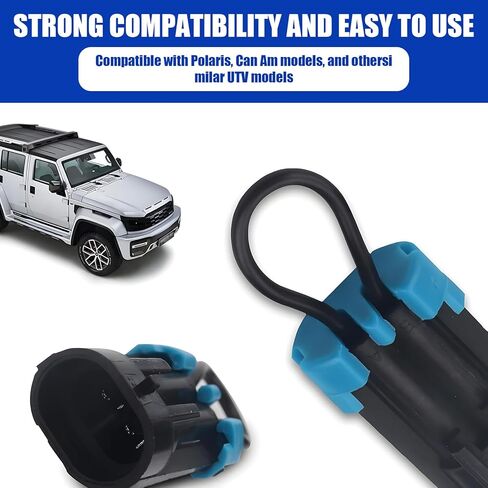 UGSHY قطعة واحدة من حزام كابل تجاوز حزام مقعد السيارة، 5.11 بوصة حزام الأمان منخفض التردد لاستخدام قابس الأمان الالتفافي، ملحق عملي للتعديل الشخصي، مناسب لمعظم السيارات وسيارات الدفع الرباعي والشاحنات (أسود) in Kuwait