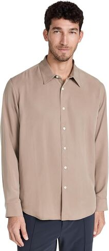 Theory Men's Noll Shirt in Fluid Lyocell in Saudi Arabia