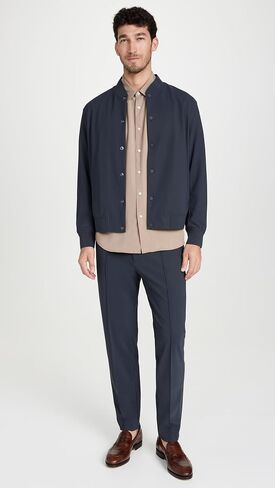 Theory Men's Noll Shirt in Fluid Lyocell in Saudi Arabia