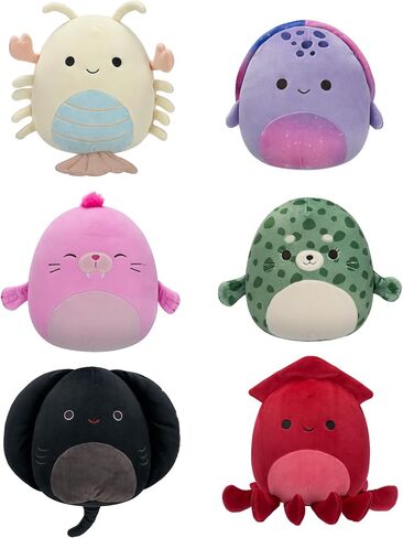 Squishmallows Original Scented Sealife Mystery Bag (8-Inch) – Official Jazwares Plush (Medium-Sized) in Saudi Arabia