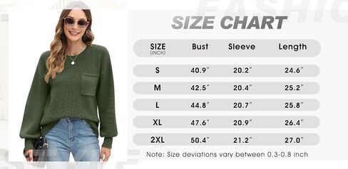 JINKESI Women's Casual Long Sleeve Sweaters Loose Crewneck Knit Solid Oversized Pullover Sweater Trendy Outfits in Saudi Arabia