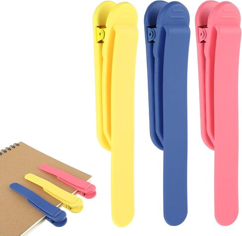 3Pcs Automatic Bookmarks, Smart Book Marks Silicone Bookmark Clip Reading Lovers Book Accessories Bookmarks for Men Women(Green+Pink+Orange) in Saudi Arabia