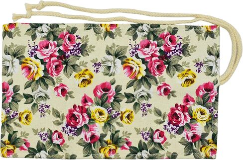 Flowers Colored Pencil Wrap Case Canvas Roll Up Holders Sketch Peony Pencils Organizers for Artist Adult Coloring Travel Storage With 72 Slots(Spring) in Saudi Arabia