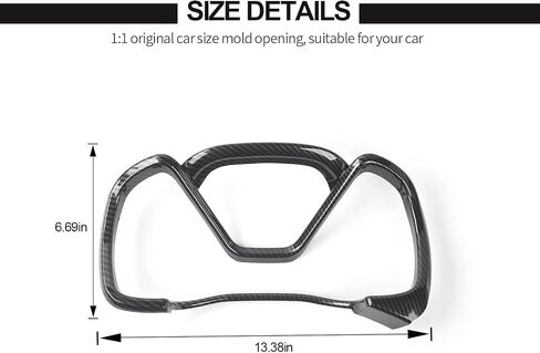 Voodonala for Chevy Colorado 2014-2022 Dashboard Trim Cover Compatible with Chevrolet Colorado 2014-2022 /GMC Canyon 2014-2022(Wood,1Pc) in Saudi Arabia