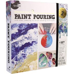 SpiceBox Paint Pouring Kit - Unleash Your Creativity with Vibrant and Fluid Abstract Art