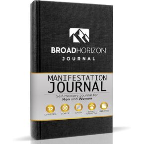 Gratitude Journal For Men & Women, Self-Mastery Daily Manifestation Gratitude Journal For Women, Daily Journal And Manifestation Planner With Prompts (12 Weeks)