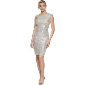 Vince Camuto Women's Sleeveless Sequin Dress