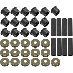 Front Upper & Lower A Arm Bushing Kit Compatible With Yamaha Raptor 350 Warrior 350