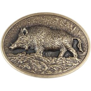 Wild Pig Belt Buckle for Men Hog Boar Belt Buckle,Vintage Pig Animal Men’s Punk Pig Hog Western Belt Buckle
