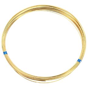 PATIKIL 20Gauge/0.8mm 19.69 Feet Brass Square Wire, Half Hard Bendable Brass Coil Wire for Jewelry Making DIY Earring Wrapping Art Crafts Decoration, Brass