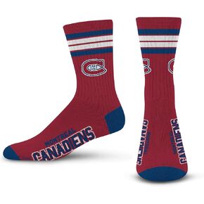 للأقدام العارية NHL Minnesota Wild 4 Stripe Deuce Crew Sock فريق اللون متوسط in Kuwait