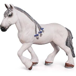 LC JoyCre 3PCS Realistic Horses Figurines Knabstrupper Horse Toy for Girls and Boys Horse Family DIY Dioramas Collection