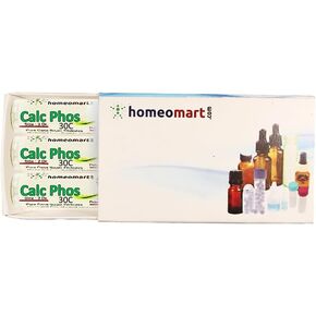 Calcarea Phosphorica Homeopathy Pellets(Pills) in 200c Potency, Pack f 3