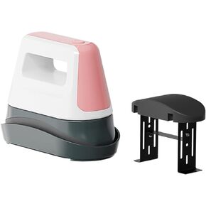 Heat Press,Portable Hat Heat Press with 6.3"x3.3" Ceramic-Coated Curved Heating Plate,Safety Base&Auto-Off,3-Level Hat Press Heat Machine for Cap Settings for Sublimation,HTV,DTF,Infusible Ink Project