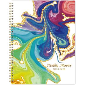 2025-2026 Monthly Planner/Calendar - Jan. 2025 - Dec. 2026, 2 Year Monthly Planner/Calendar 2025-2026, 9" x 11", 2025 Calendar Monthly Planner, Tabs, Back Pocket, Holidays - Boost Your Productivity