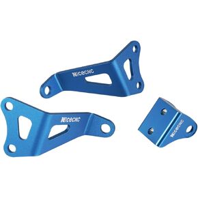 Engine Mount Engine Stay Holder Mounting Aluminum Compatible with Yamaha Raptor 700 2008-2023, Raptor 700R 2009-2024 Blue