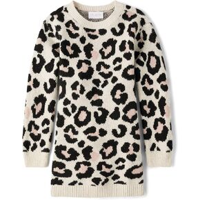 The Children's Place Girls' Long Sleeve Sweater Dress