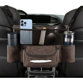 EKALA Car Organizer, Extra Large Capacity Storage, Multi-Pocket, Handbag, Black