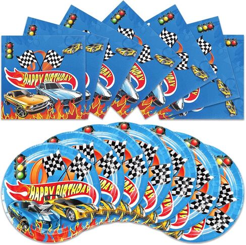 40-Piece Wheel Theme Party Supplies - Ideal for Birthday Celebrations, Baby Showers, and More in Saudi Arabia