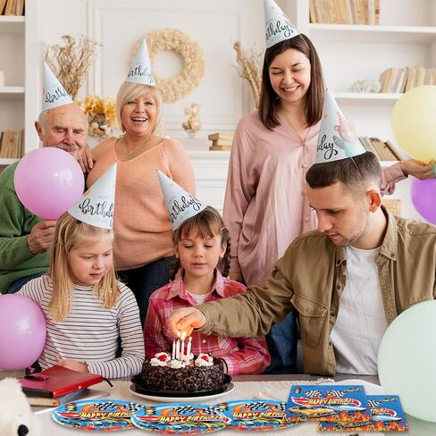 40-Piece Wheel Theme Party Supplies - Ideal for Birthday Celebrations, Baby Showers, and More in Saudi Arabia