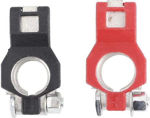 KIMISS 20 Pcs Car Battery Terminal Connectors, Car Battery Cable Terminal Clamps Connectors Copper Battery Terminals Negative Positive Battery Terminal in Saudi Arabia